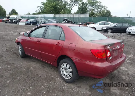 2004 Toyota Corolla Le z USA, uszkodzony, nr VIN 2T1BR32E34C278850